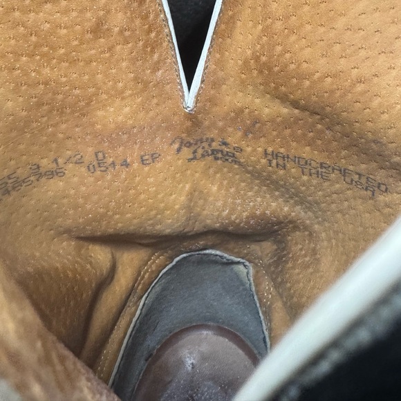 Tony Lama 7955 Men’s Western Brown and Blue Square Toe Boots Size 9.5 - Picture 6 of 9